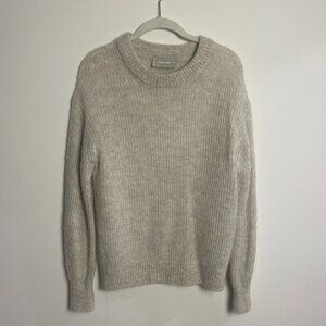 Everlane The Cocoon Crew in Alpaca Color Almond XS